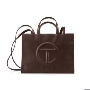 Telfar Medium Chocolate Shopping Bag